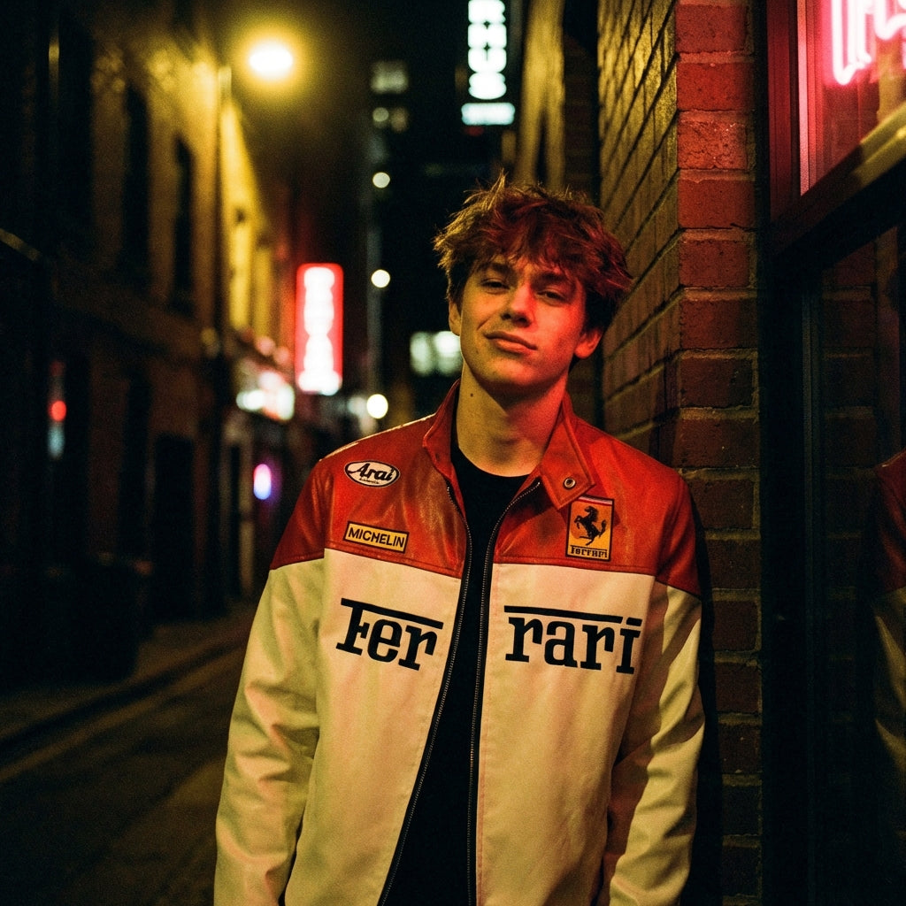 Jacket Ferrari White & Red