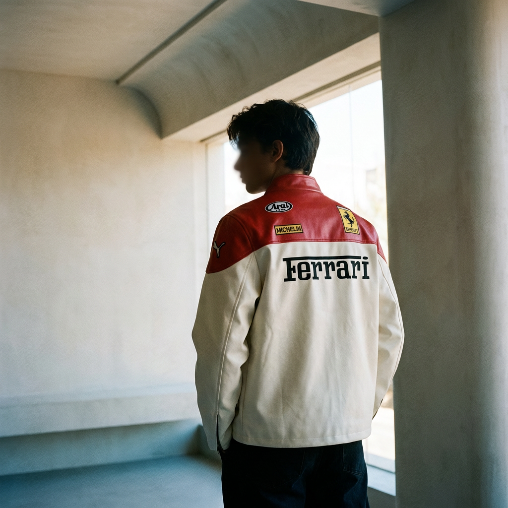 Jacket Ferrari White & Red