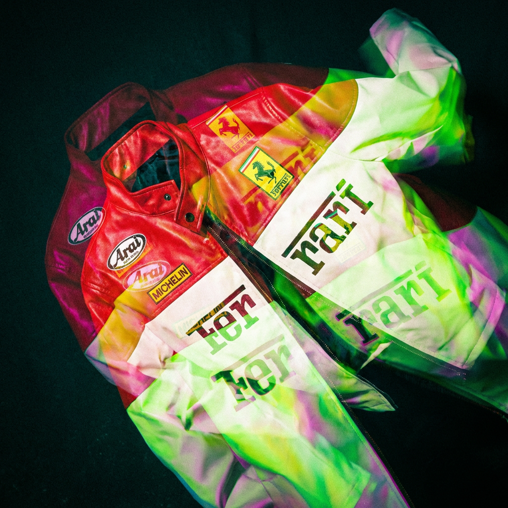 Jacket Ferrari White & Red