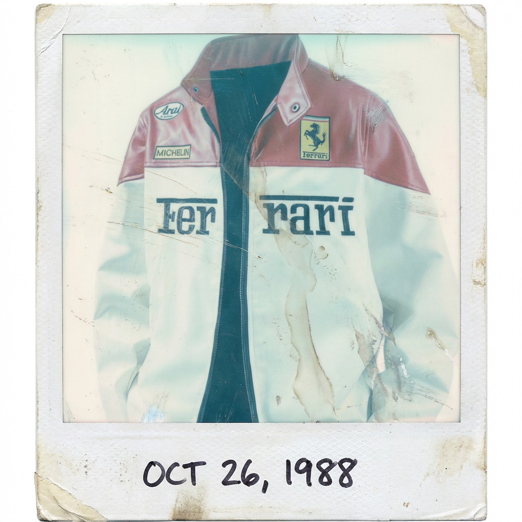 Jacket Ferrari White & Red